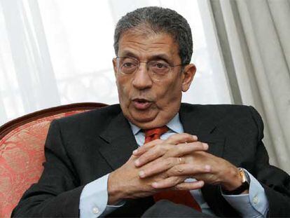 El secretario general de la Liga Árabe, Amer Musa, en Madrid en noviembre de 2004.