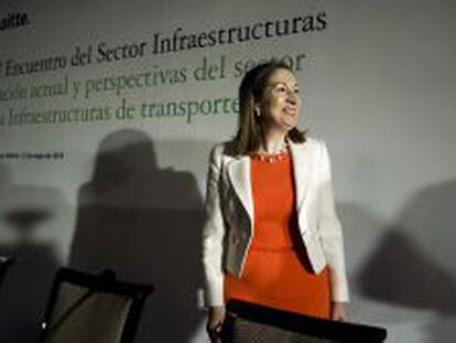 La ministra de Fomento, Ana Pastor, en una imagen reciente. 
