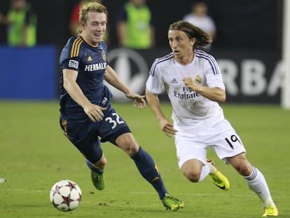 Modric, durante un partido de esta pretemporada.