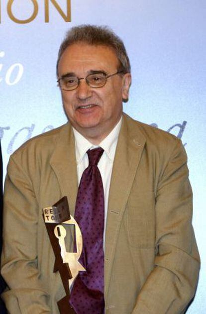 El escritor madrileño Manuel Longares, en una imagen de 23 de junio de 2008.
