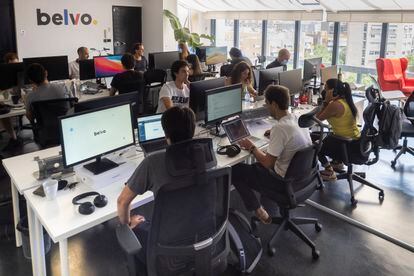 Sede de la 'startup' Belvo en Barcelona.