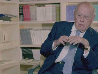 Jordi Pujol durant la seva intervenció al programa '30 minuts'.