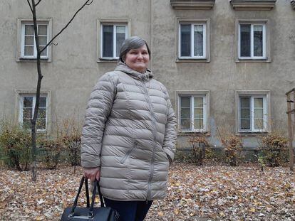 María Popko, ucrania de 54 años, reside cerca de Varsovia. Trabaja de limpiadora, administrativa y también de cocinera por encargo.