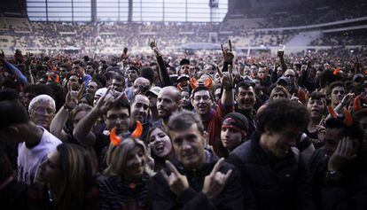 P&uacute;blico en el concierto de AC/DC en Sevilla el a&ntilde;o pasado. 