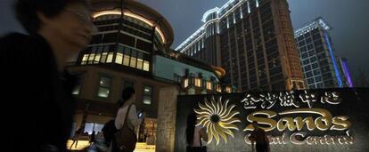 El Sands Cotai Central, el nuevo casino que Adelson ha ido a inagurar en Macao.