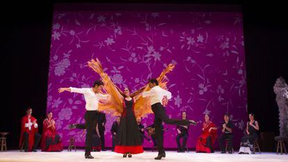 Un momento de &#039;Im&aacute;genes&#039;, del Ballet Flamenco de Andaluc&iacute;a.