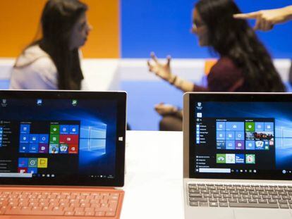 Port&aacute;tiles con el Windows 10 de Microsoft.