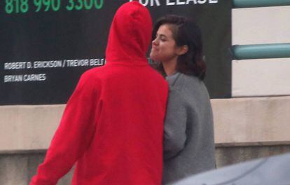 Selena Gomez y Justin Bieber, en Los Ángeles.