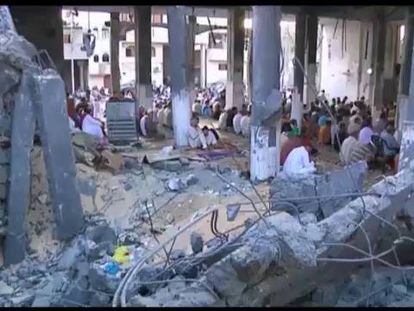 La ofensiva y el bloqueo amargan el fin del Ramadán a los vecinos de Gaza