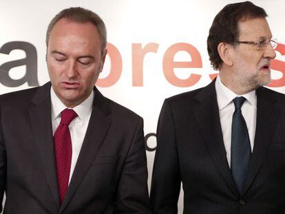 Fabra y Rajoy, en los desayunos de Europa Press.