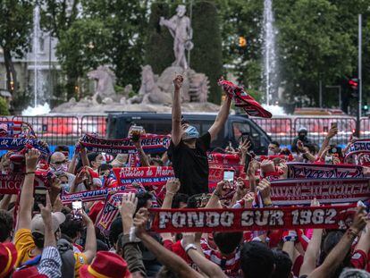 Las celebraciones del Atlético de Madrid tras ser campeón de Liga
