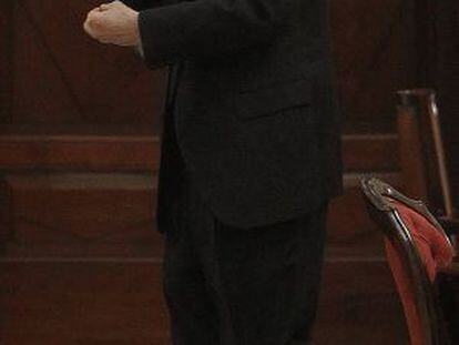 Alberto Ruiz-Gallard&oacute;n, ministro de Justicia.