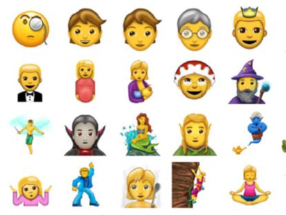 Algunos de los 'emojis' de la Emojipedia.