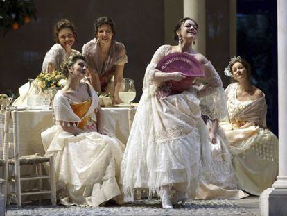Una imagen de &#039;I due Figaro&#039; en el Teatro Real.