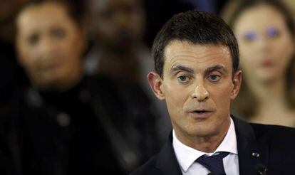 El primer ministro francés Manuel Valls.
