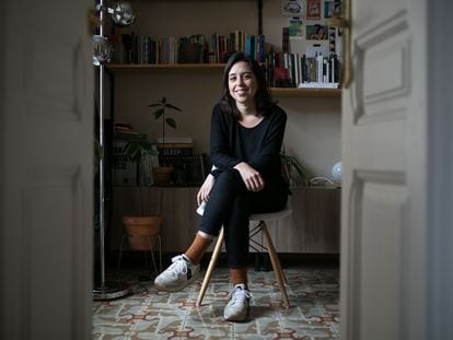 La directora Cordelia Alegre, en su casa de Barcelona el pasado jueves.