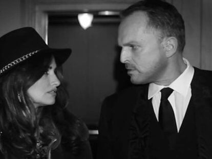 Miguel Bos&eacute; y Pen&eacute;lope Cruz, en el v&iacute;deo &#039;Decirnos adi&oacute;s&#039;.