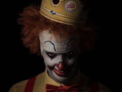 Campaña 'Scary Clown Night', de Burguer King.