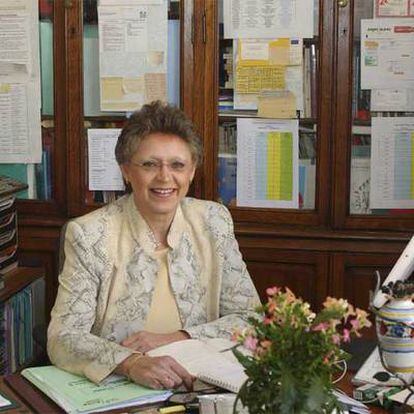 Françoise Barré-Sinoussi, en una foto de archivo tomada en el Instituto Pasteur de París en 2003