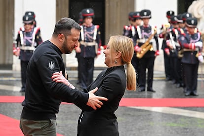 Zelenski se reúne en Roma con el Papa, Mattarella y Meloni