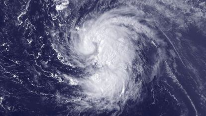Imagen de &#039;Nadine&#039; captada por el sat&eacute;lite NOAA la semana pasada.