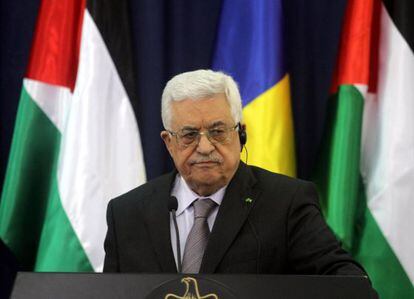 Mahmud Abbas, en Ramala, el pasado 21 de enero. 