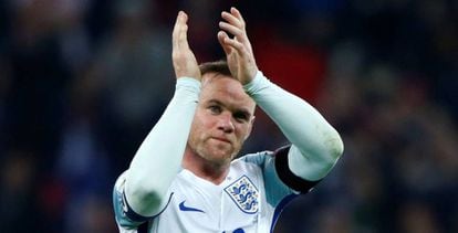 Rooney, durante un partido con la selecci&oacute;n.