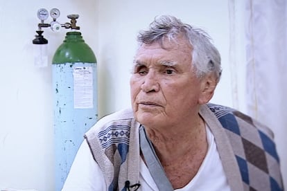 Miguel Ángel Félix Gallardo, durante la entrevista con Telemundo en 2021.