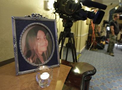 Una fotografía de la estudiante británica Meredith Kercher, muerta en 2007.