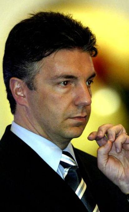 Ruffinen, poco después de dimitir como secretario general de la FIFA en 2002.