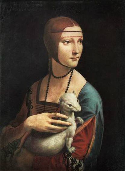 'La dama del armiño', de Da Vinci.