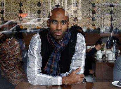 Frédéric Kanouté, el viernes pasado en una cafetería de Madrid.