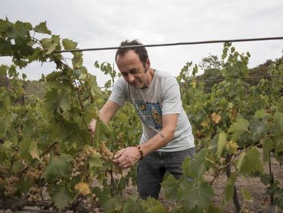 Francesco Arcuri, la expareja de Juana Rivas, en su agriturismo. 