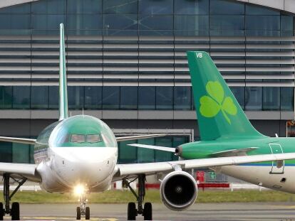 Aviones de Air Lingus.