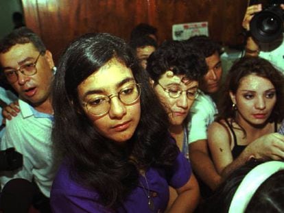 En la imagen, Zoilamérica Ortega en 1998 (AP). | Vídeo: Trailer de 'Exiliada'.