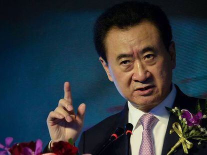 El presidente del grupo Wanda, Wang Jianlin.