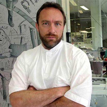 Jimmy Wales, en San Sebastián.