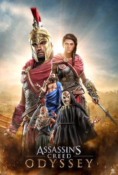 Un póster del videojuego 'Assassin's creed odyssey'.