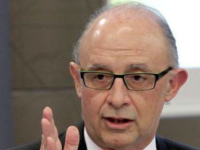 El ministro de Hacienda, Cristóbal Montoro.
