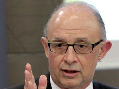 El ministro de Hacienda, Crist&oacute;bal Montoro.