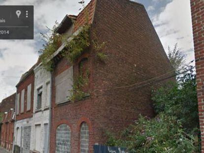 Vista de una calle de Roubaix en Googlemaps.