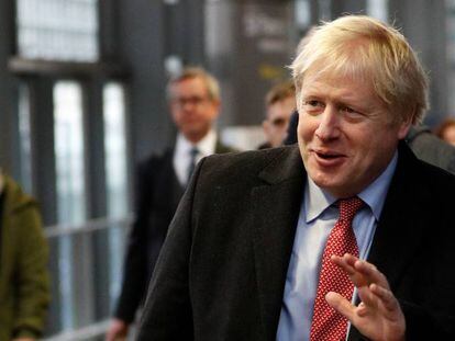 El primer ministro y candidato del Partido Conservador, Boris Johnson.