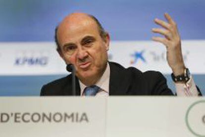 El ministro de Econom&iacute;a y Competitividad, Luis De Guindos.