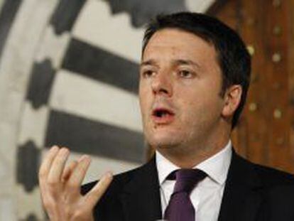 El primer ministro de Italia, Mateo Renzi.