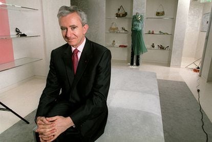 Bernard Arnault, presidente de la empresa de artículos de lujo Louis VuItton Möet Hennessy (LVMH), en una imagen de 2002.
