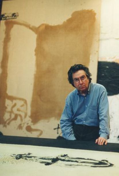 El artista Antoni Tàpies.