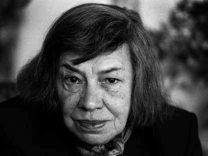 La escritora estadounidense Patricia Highsmith en 1987.