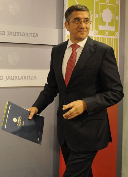 El 'lehendakari', Patxi López
