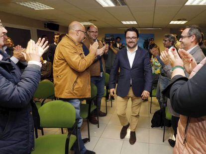 Asier Antona recibido por dirigentes y militantes del PP en Canarias.