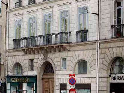 El edificio en el que se encuentra el apartamento de Chirac.